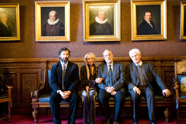 Traditional picture of Jury’s members at Hamburg Town hall (Daniel Zaretsky, Christoph Schoener, Klemens Schnorr)